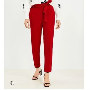 Loft Devin Slim Tie Pants